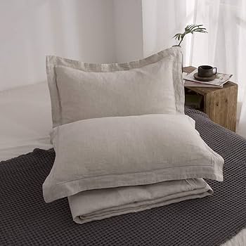 Amazon.com: Simple&Opulence 100% Linen Duvet Cover Set with